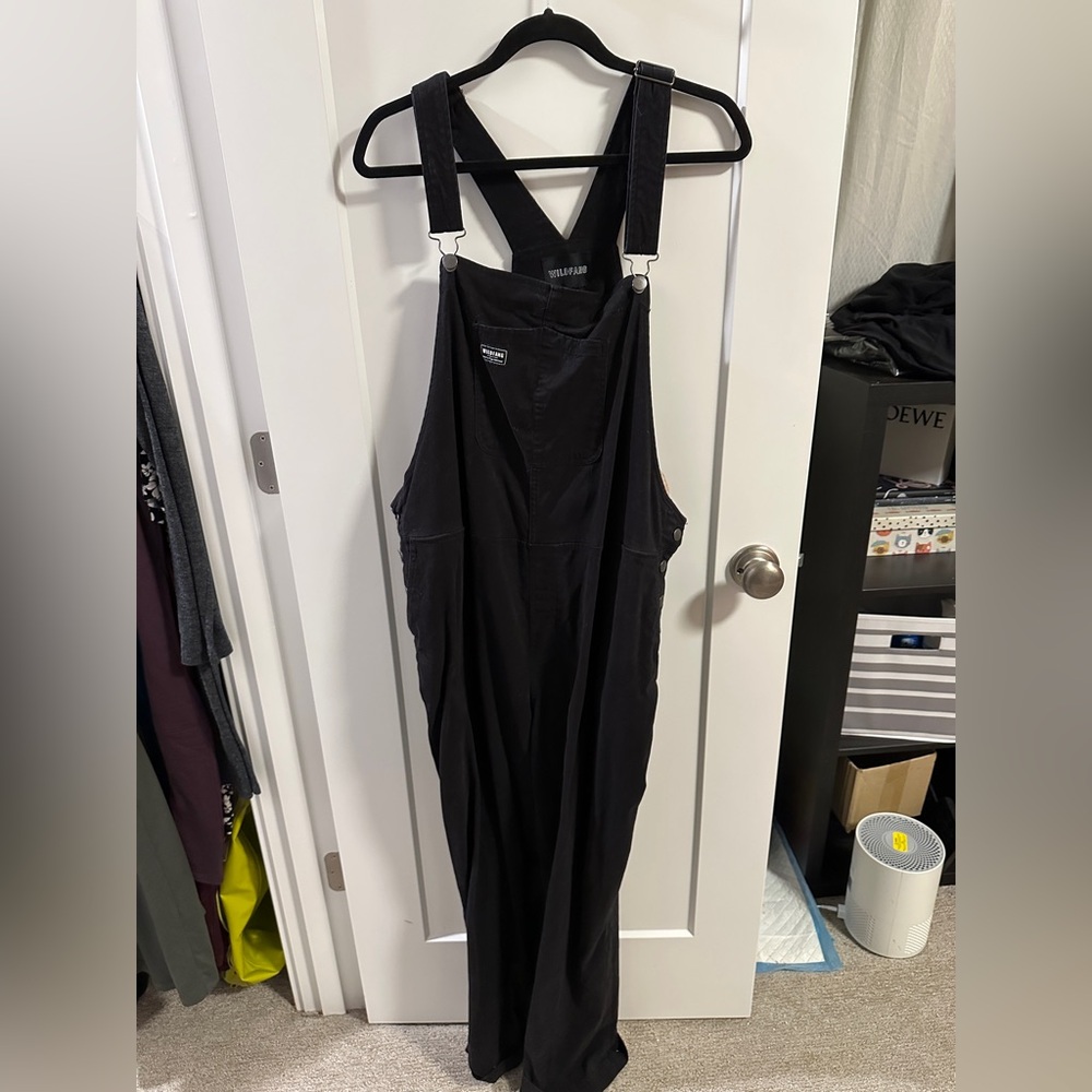Wildfang Black Essential Overalls 2X